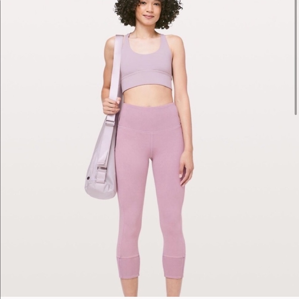 Lululemon Wunder Under Crop 23” Ribbed LUXTREME 6